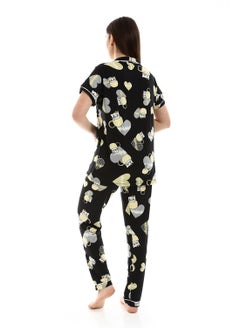 Caesar Multi Colour With Pants Pajama Set  - Image 3