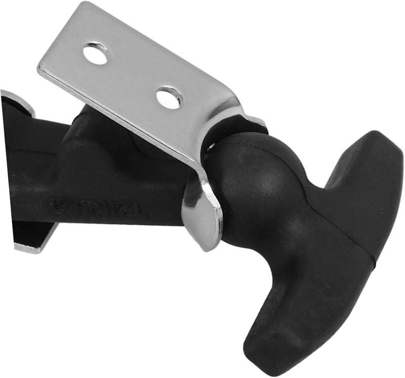 VOSAREA Flexible Rubber Engine Hood Latch 2pcs Heavy Duty T-Handle Hasp for Toolbox Vehicle Engine Cover and Baggage Locking - Image 2