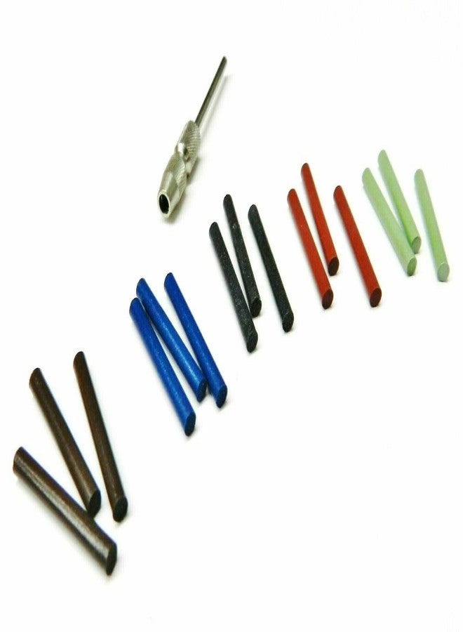 JTS 2mm Silicone Pin Polishing Points 15Pc Assortment of 5 Grades and Chuck Mandrel - Image 1
