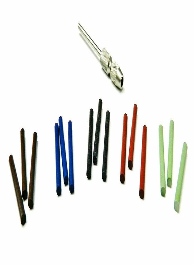 JTS 2mm Silicone Pin Polishing Points 15Pc Assortment of 5 Grades and Chuck Mandrel - Image 2