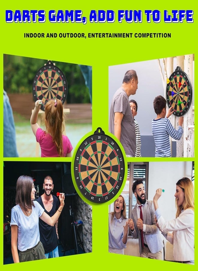Beayuck Magnetic Dart Board - 12pcs Magnetic Darts (Red Green Blue Yellow) - Indoor and Party Games - Safe Magnetic Dart Board Toys Gifts for 5 6 7 8 9 10 11 12 Year Old Boy Kids - Image 5