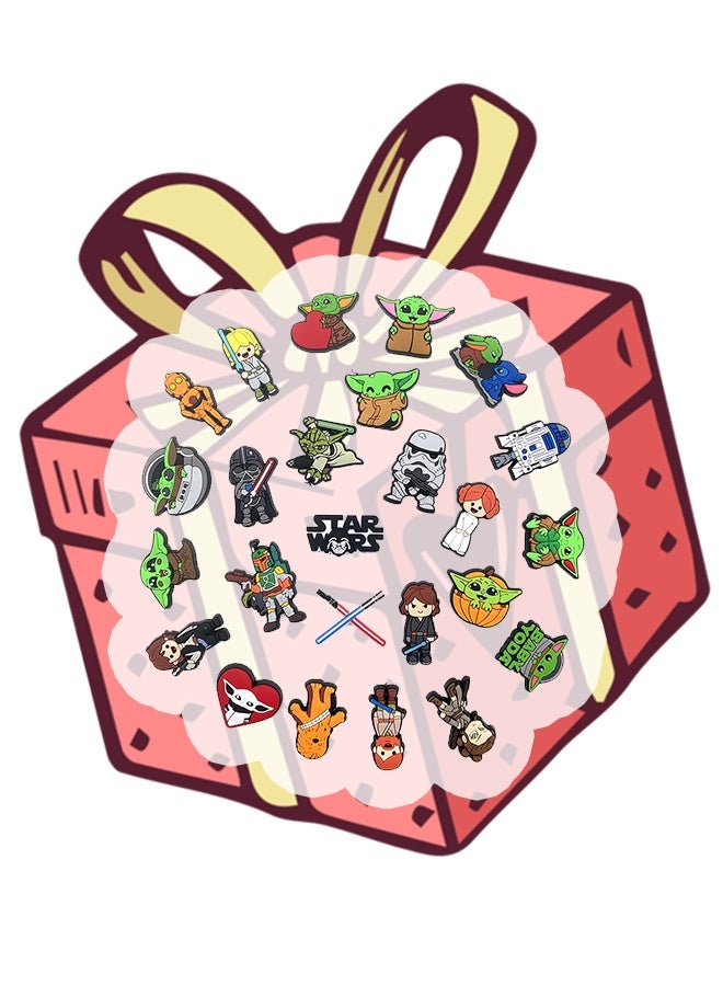 Jibbitz 25 Pcs jibbitz Shoe Decoration Charms, Trendy Series Charms Shoes Charm for Hole Hole Shoe,  Bracelet Wristband Party Gifts,Suit Kids Boys Girls Man Woman - Image 3