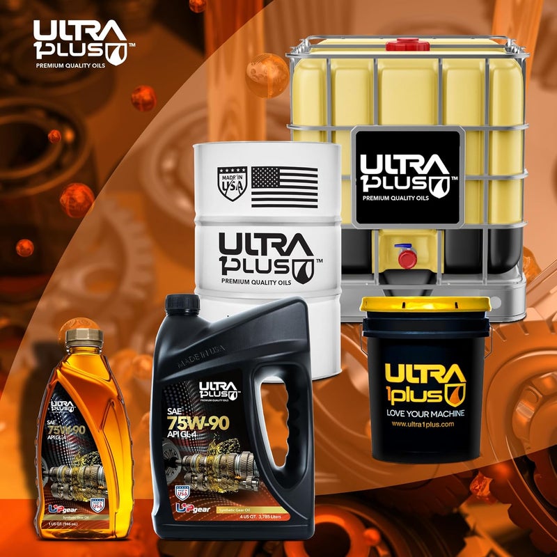 زيت التروس الاصطناعي Ultra1Plus SAE 75W-90، API GL-4 (عبوة 3 كوارت) - Image 5