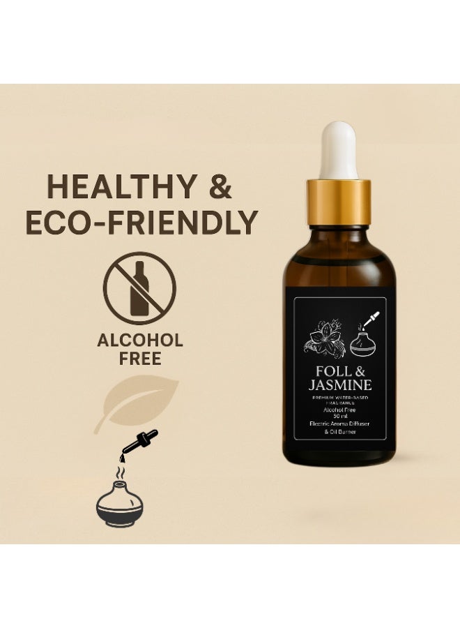 عطر فل وياسمين مركز للفواحات الكهربائية بالبخار والالتراسونيك -  (زجاجه اعاده الملئ) 50مل - خالٍ من الكحول وآمن صحيًا - ثبات قوي وجودة فاخرة - Image 5