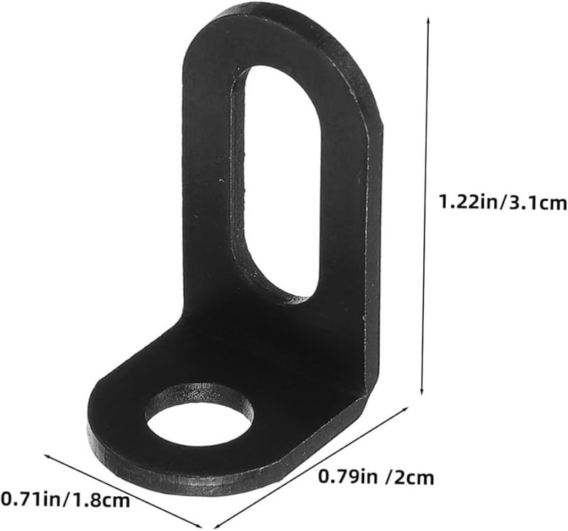 Jojofuny 5 Pack Heavy Duty Corner Brace Bracket Right Angle Connectors For Shelves Furniture Easy Install Hardware - Image 4