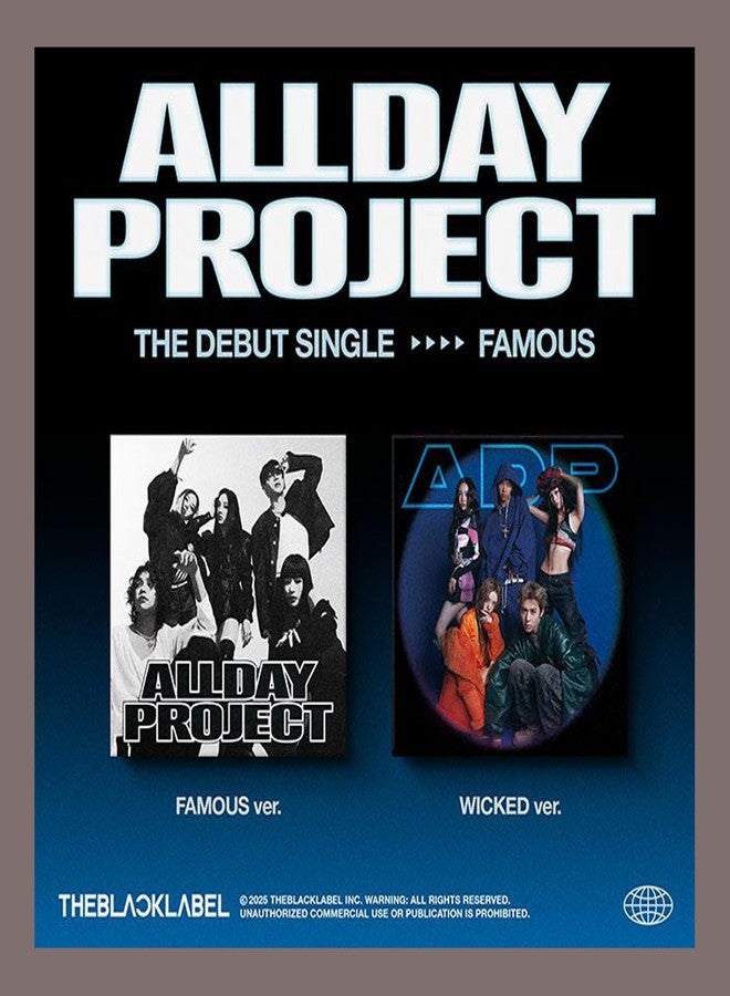Koread ALLDAY PROJECT FAMOUS Debut Single Album (Photobook - WICKED Ver.) - Image 1