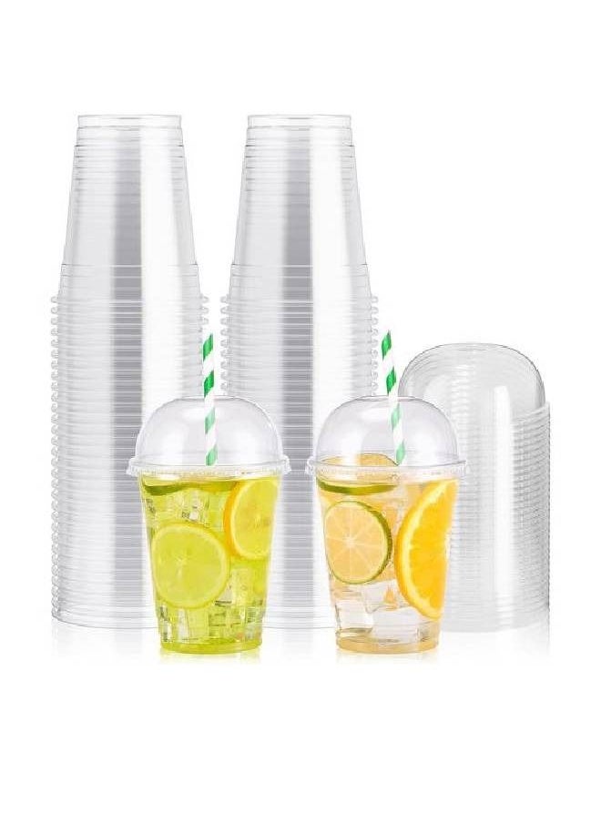 Generic Clear Plastic Cups With Dome Lids, Disposable Dessert Cups (12PCS)  - Image 2