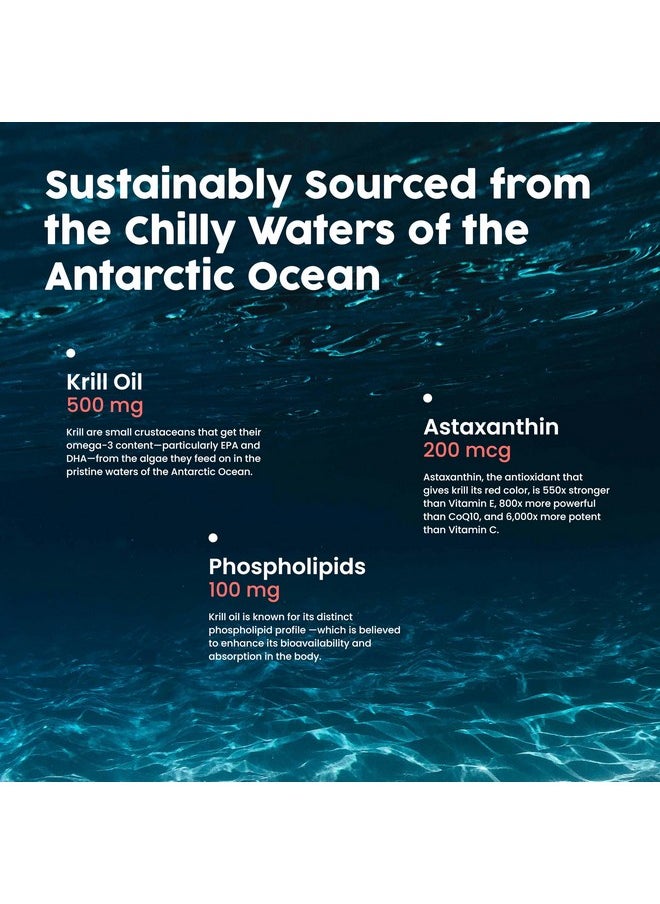 NativePath NativePath: Antarctic Krill Oil - Wild-Caught Krill Omega-3 Fatty Acids with EPA and DHA - 30-Day Supply - Supports Your Joint, Heart, Brain and Immunity - Pure Formula, No Fishy Taste  - Image 5