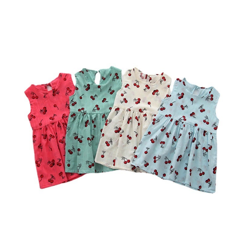 Cotton And Linen Girls Korean Children'S Clothing Spring And Dress Princess Dress Children'S Factory Stable Supply - Image 5