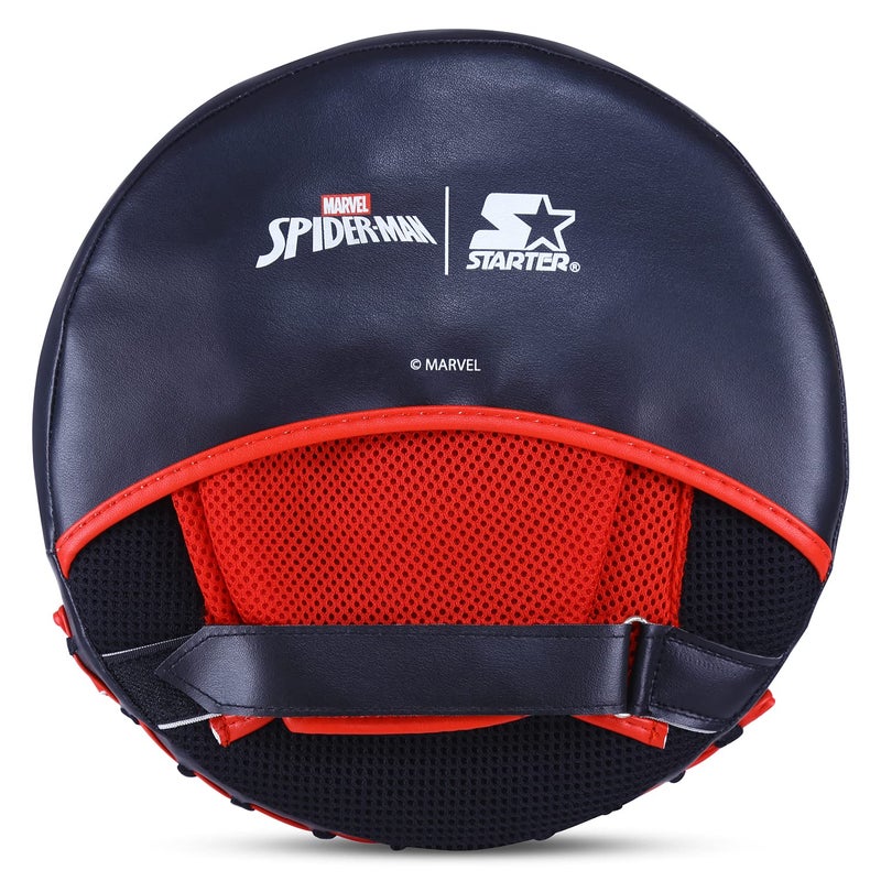 STARTER وسادة تركيز سبايدر مان مع قفازات الملاكمة، حشوة رغوية مصبوبة، حزام معصم فيلكرو، وظيفة قفل الإبهام، متعددة الألوان - Image 3