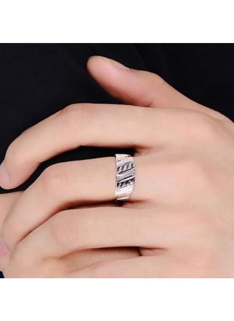 Vitalia - Luxurious 999 sterling silver ring. - Image 1