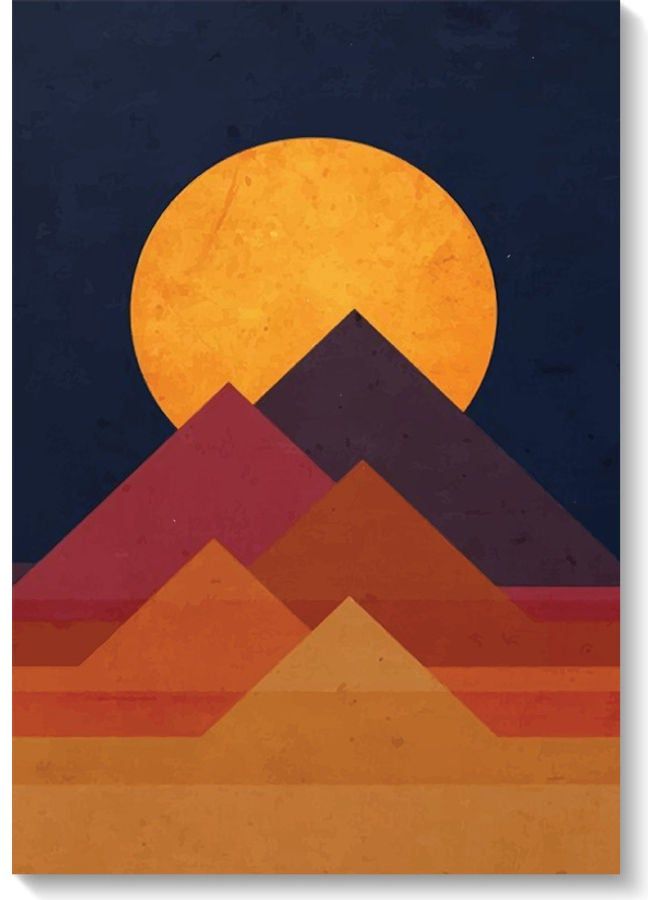 RYN Decorative Wall Art Painting Multicolour 40 x 60cm - Image 2