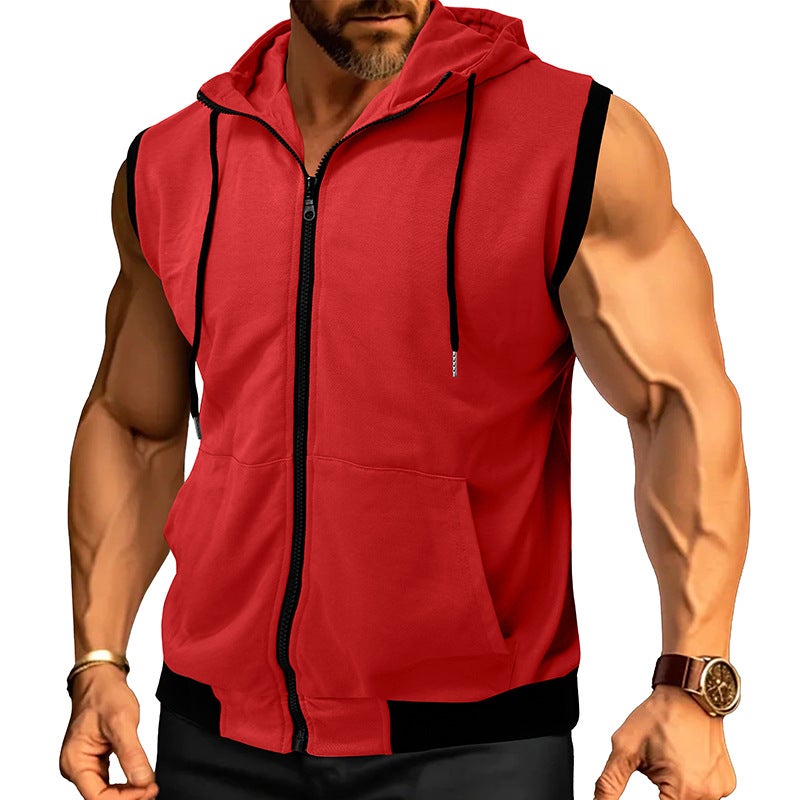 VogeLuxe | Men’s Heavy Knit Full Zip Ribbed Cardigan Sweater main image 1