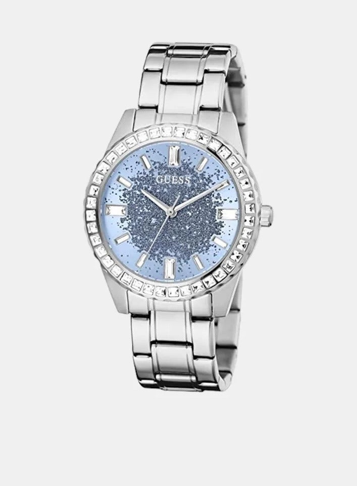 GUESS Women's Glitter Burst Collection Analog Blue Dial Watch - GW0405L1 - Image 3