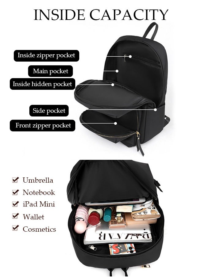 DUNISO Classic Waterproof Travel Backpack For Women Softable Large Capacity School Backpack Anti Theft Pragmatic Backpack For College Girls Students  - Image 2
