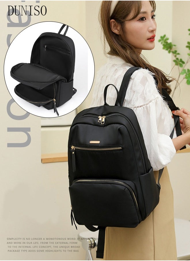 DUNISO Classic Waterproof Travel Backpack For Women Softable Large Capacity School Backpack Anti Theft Pragmatic Backpack For College Girls Students  - Image 1