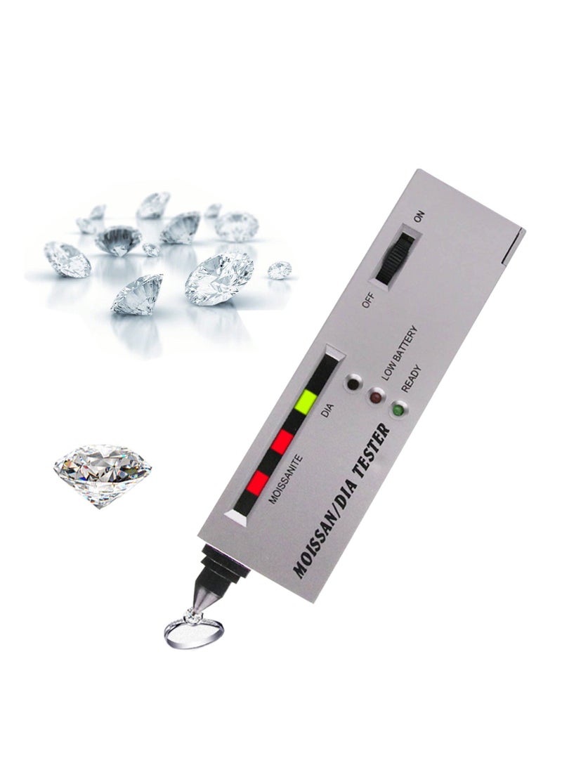 Generic Diamond Tester Pen, High Accuracy Jewelry Diamond Tester, LCD Display Diamond Tester Moissanite Pen Jeweler Tester Tool with LED Indicator for Professional Jewelers and Novice Expert  - Image 1