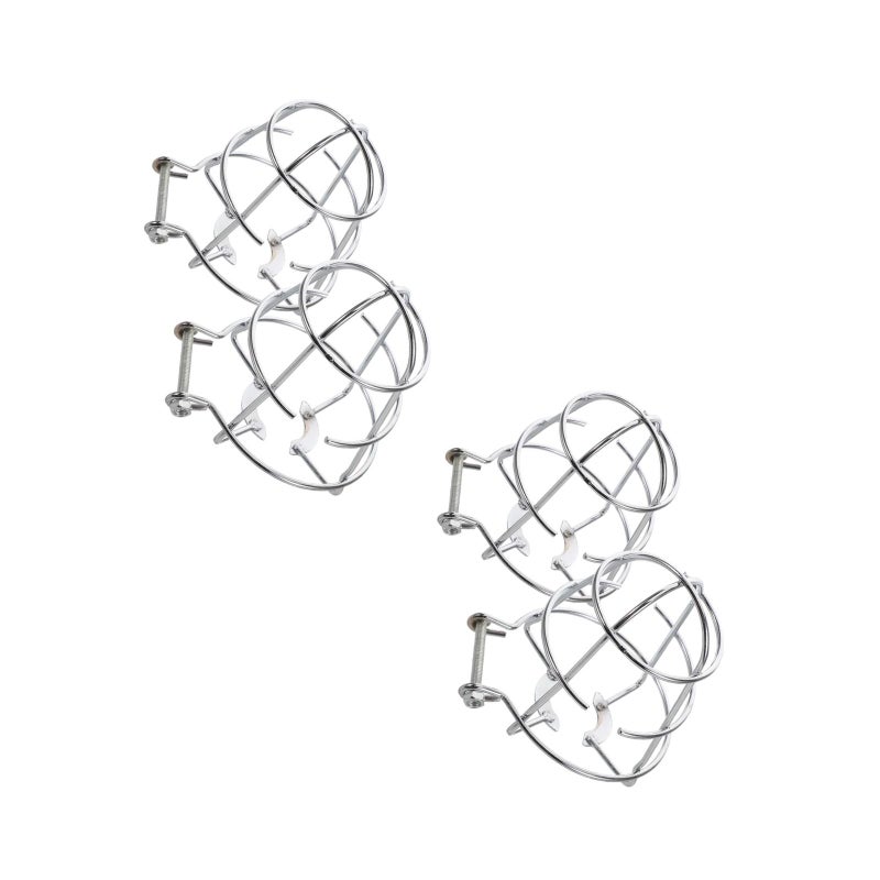 🔧 غطاء حماية رأس رشاش الحريق معدني فضي - Image 1