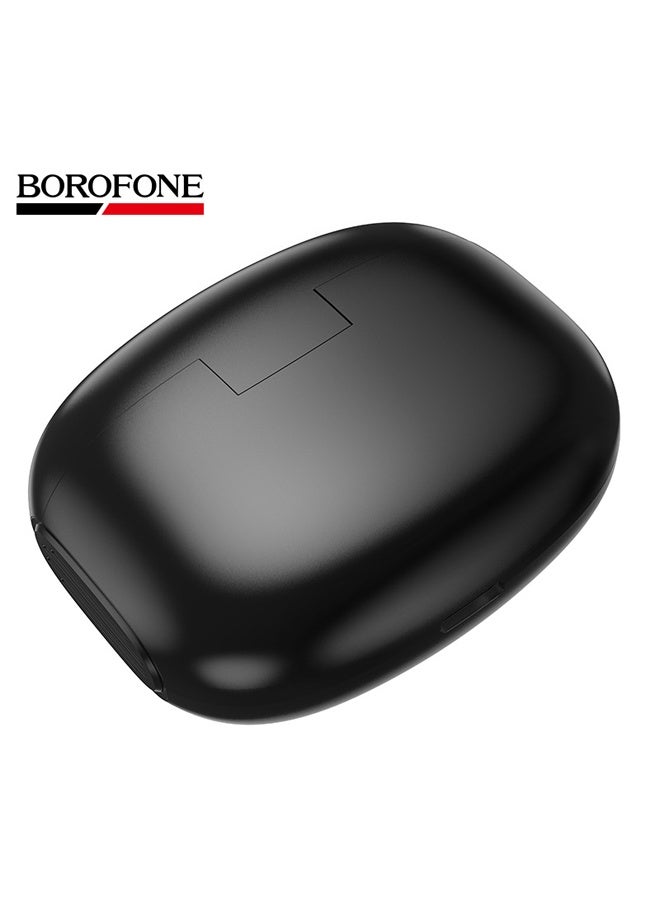 BOROFONE FQ9 Wireless Bluetooth Headphones, Dust Resistant and Bilateral Stereo, 6-Hour Ultra-Long Battery Life Headphones, USB-C Charging Case, Compatible with Android and iPhone, Samsung Smartphones - Black  - Image 3