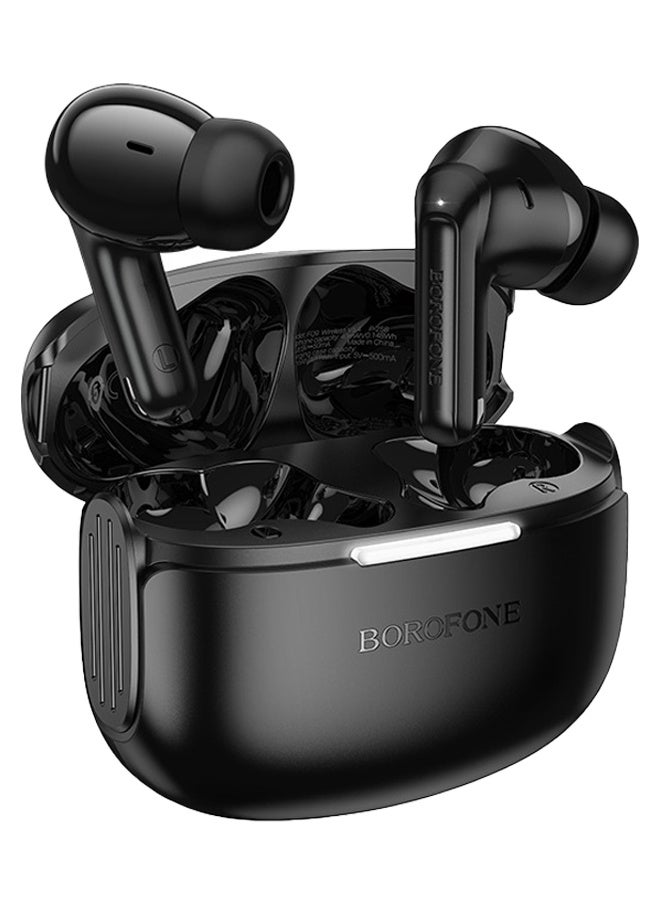BOROFONE FQ9 Wireless Bluetooth Headphones, Dust Resistant and Bilateral Stereo, 6-Hour Ultra-Long Battery Life Headphones, USB-C Charging Case, Compatible with Android and iPhone, Samsung Smartphones - Black  - Image 1