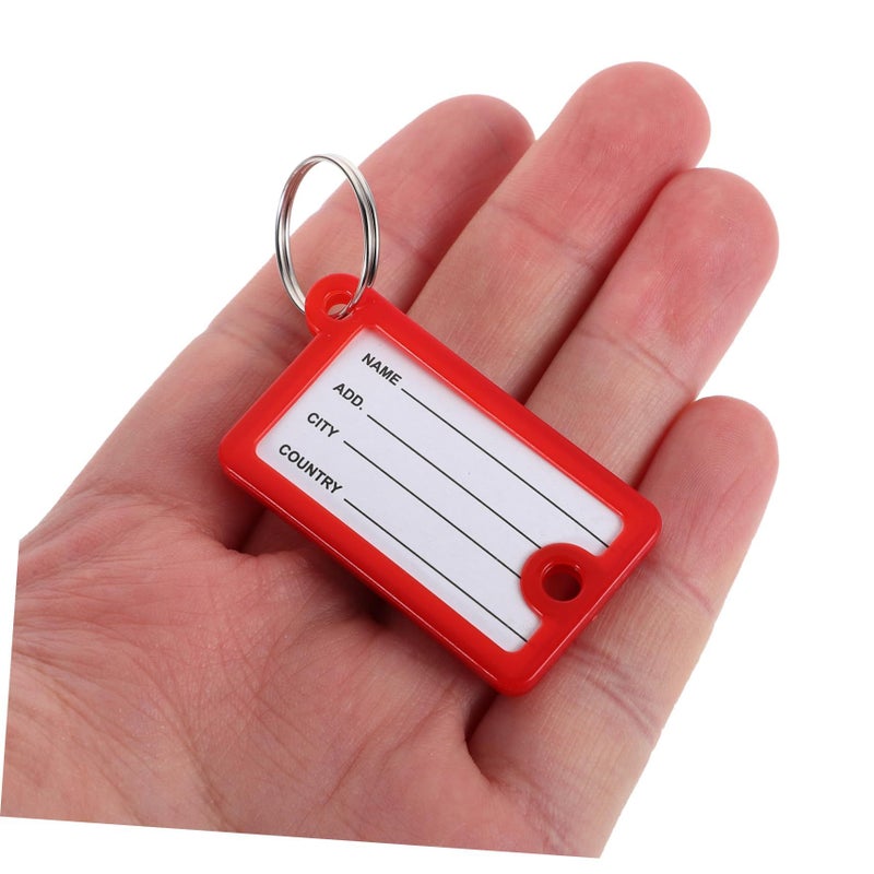20 Pack Numbered Plastic Key Tags Color Coded Key Rings For Home Office Travel Organization - Image 5