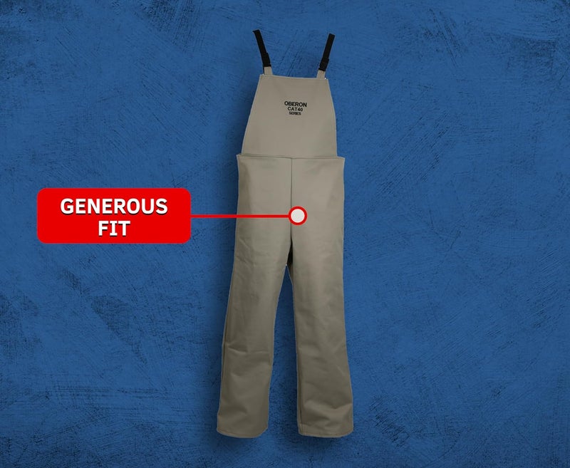 Oberon Arc Flash Bib Overalls- 40CAL - CAT SERIES - Image 4