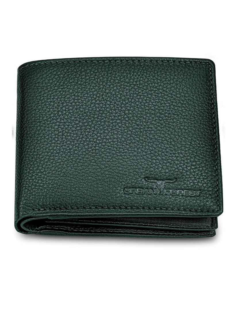 URBAN FOREST Carl Green Mens Leather Wallet for Men - Image 1