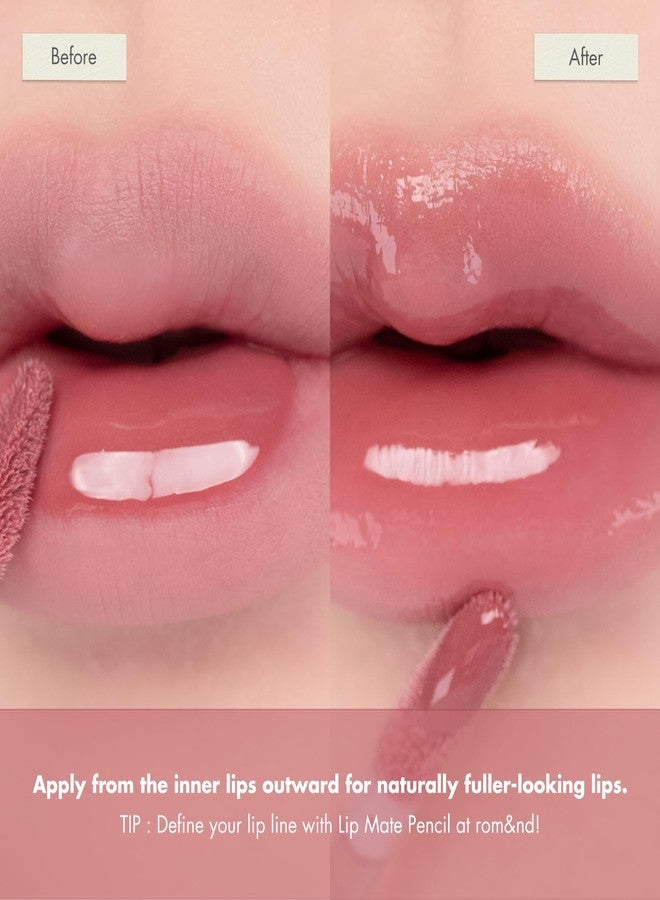 rom&nd GLASTING COLOR GLOSS 07 Spring Fever - K-Beauty Plumping Lip Gloss for Angel Ring High-Shine, Non-Sticky, Hydrated Lips | Long-Lasting, Soft Girl Aesthetic & Versatile Korean Makeup - Image 4