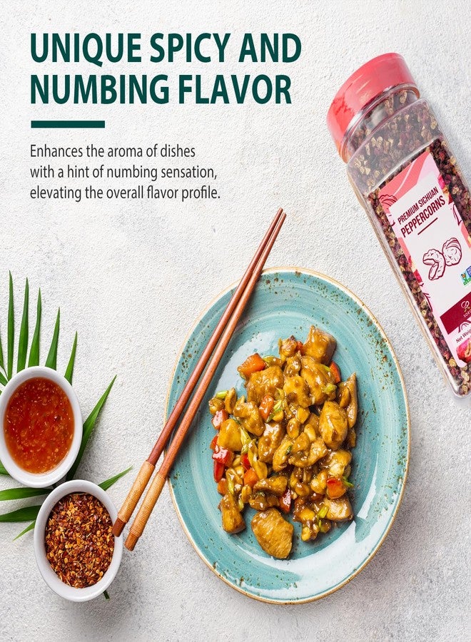 Soeos Sichuan Peppercorns, 6oz(170g), Authentic Szechuan Peppercorns, Less Seeds, Numbing and Tingle Flavor, Whole Sichuan Pepper for Mapo Tofu, Kung Pao Chicken and Chinese Cuisine - Image 5