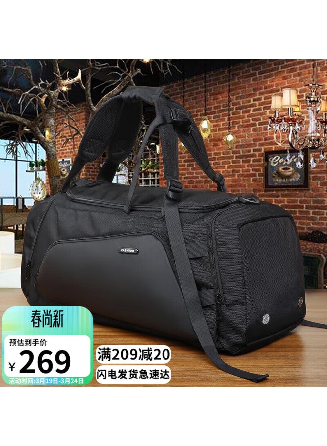 Viney Men's Travel Backpack Sports Gym Bag Wet And Dry Separation Handheld Large Capacity Luggage Bag For Short Business Trips - Image 1