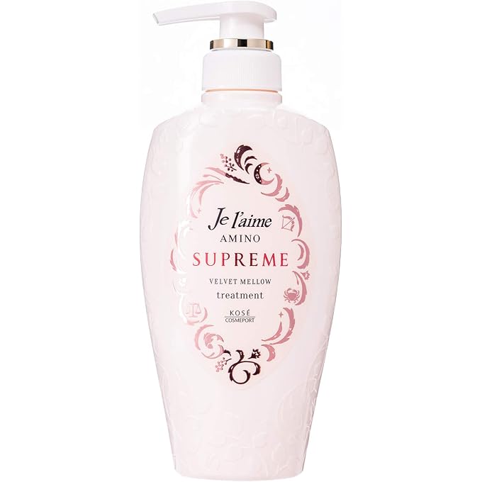 Je l'aime KOSE Kose Jureme Amino Supreme Treatment (Velvet Mellow) Moist and Smooth Body 500mL Rose & Jasmine Fragrance - Image 1