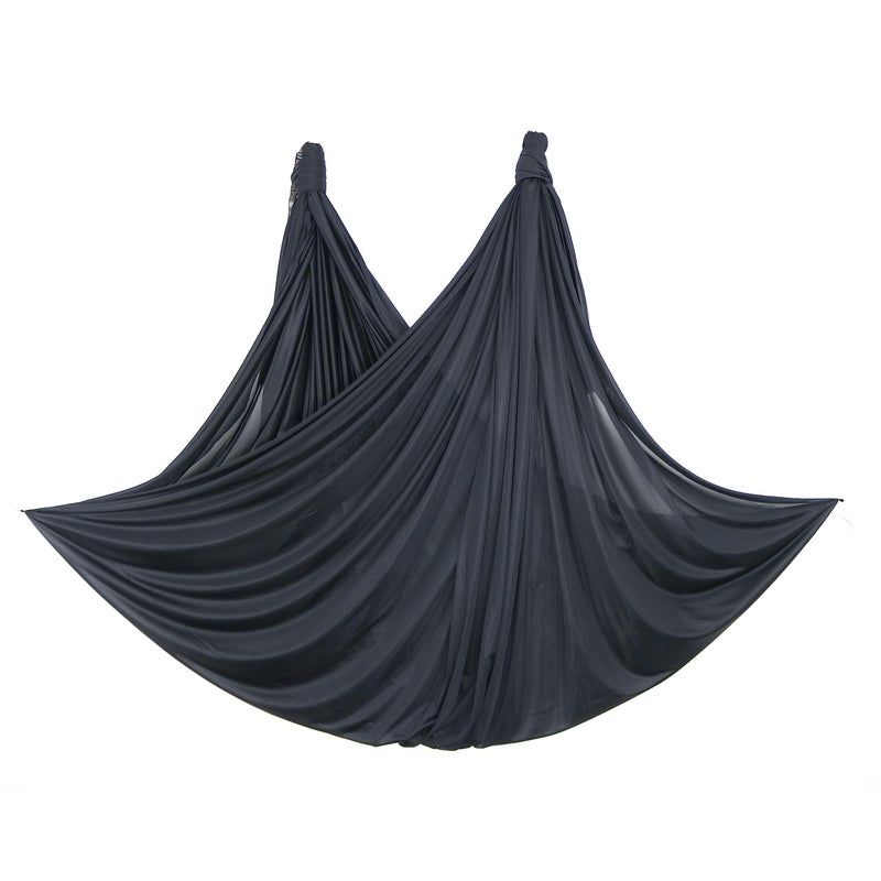 Wellsem Deluxe Yoga Flying Swing Aerial Hammock - 5.5 Yards L x 3 Yards W Silk Fabric for Bodybuilding (5m x 2.8m) (Lavender) - Image 4