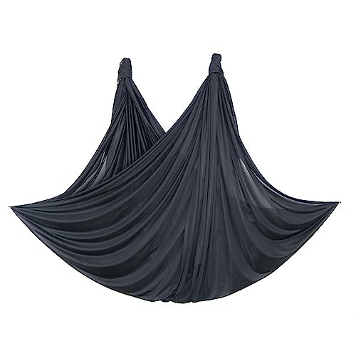 Wellsem Deluxe Yoga Flying Swing Aerial Hammock - 5.5 Yards L x 3 Yards W Silk Fabric for Bodybuilding (5m x 2.8m) (Lavender) - Image 1