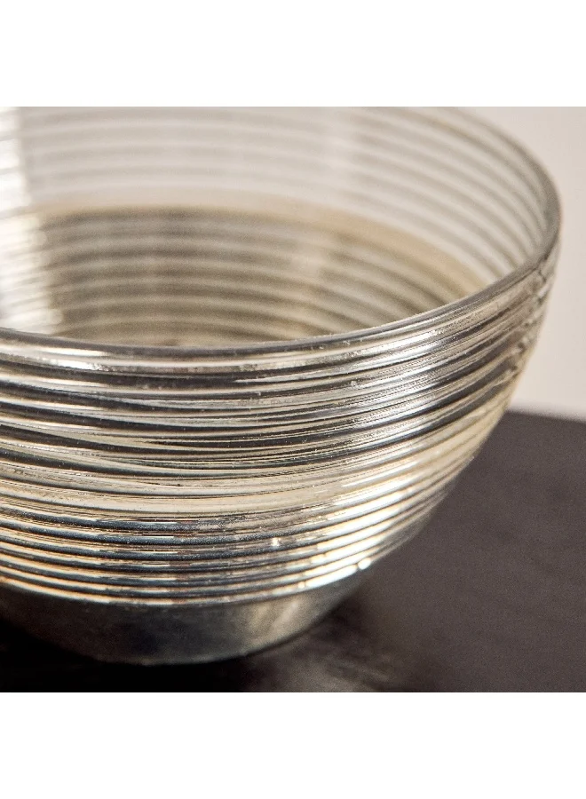 Home Box Erton Etched Glass Decorative Bowl 18 x 18 x 10 cm