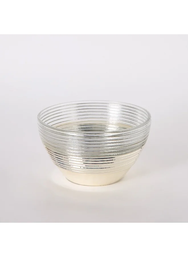 Home Box Erton Etched Glass Decorative Bowl 18 x 18 x 10 cm