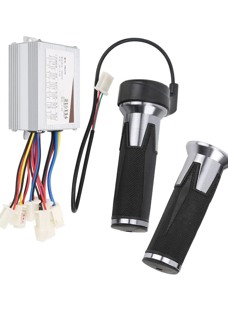 GGOOT 24V 500W Electric Bike Brushed Motor Controller and Throttle Grips for Electric Bicycles, Electric Scooters, Electric Tricycles - Image 2