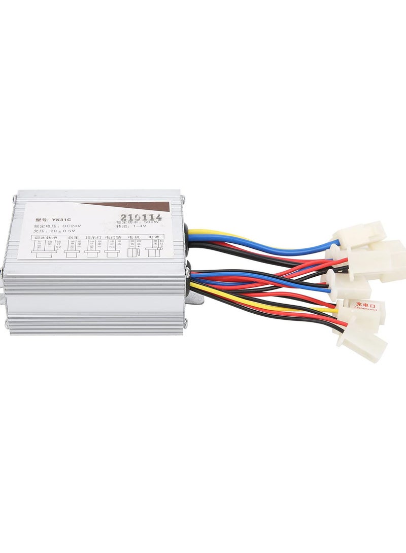 GGOOT 24V 500W Electric Bike Brushed Motor Controller and Throttle Grips for Electric Bicycles, Electric Scooters, Electric Tricycles - Image 5