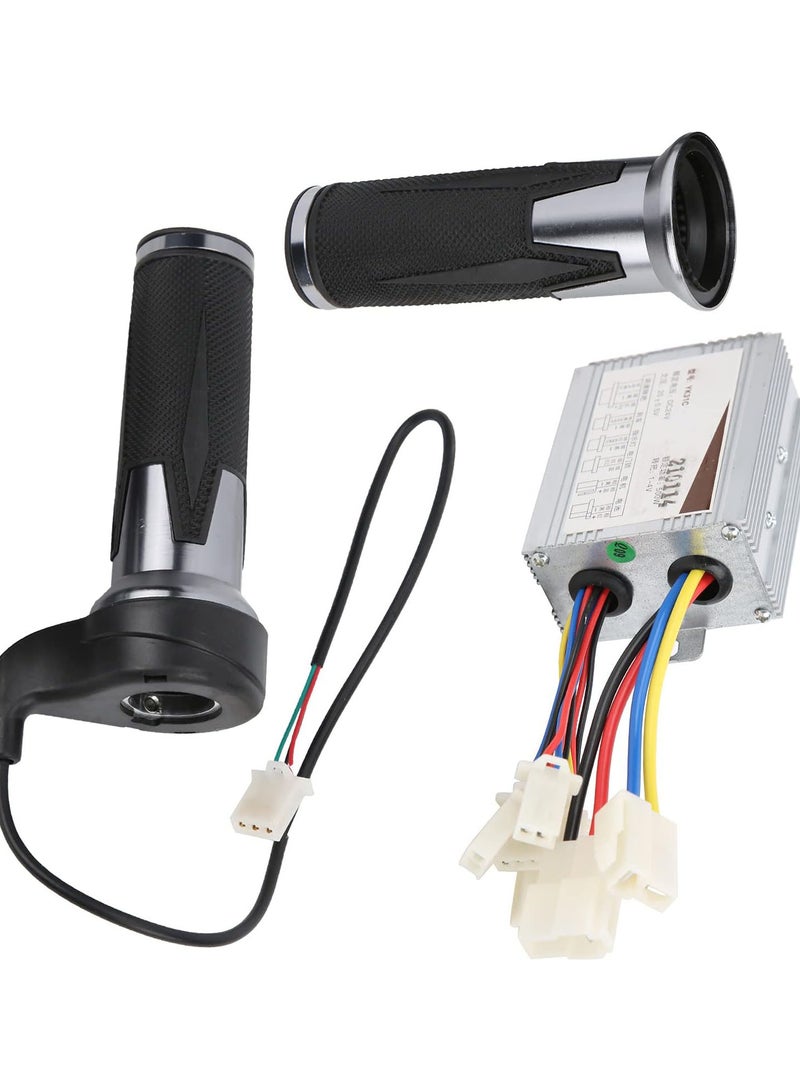 GGOOT 24V 500W Electric Bike Brushed Motor Controller and Throttle Grips for Electric Bicycles, Electric Scooters, Electric Tricycles - Image 4