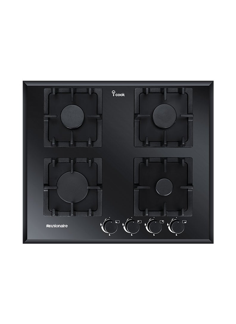 UNIONAIRE Built-in gas hob, 4 burners, full safety glass, 60 cm, from Unionaire  - Image 3