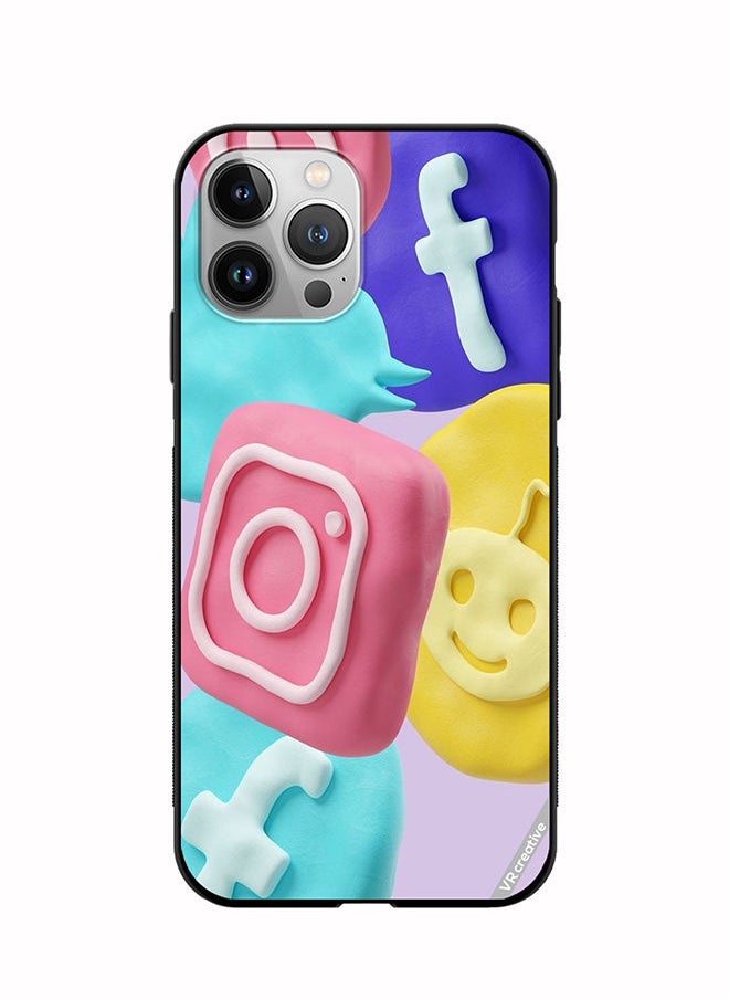 VR CREATIVE - Protective Case Cover For Apple iPhone 11 Pro Max Icon Design Multicolour - Image 1