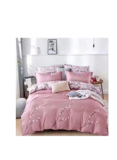 BAIG 4pcs Soft & Breathable Cotton Single Comforter for All Seasons Duvet inserted bedding set 