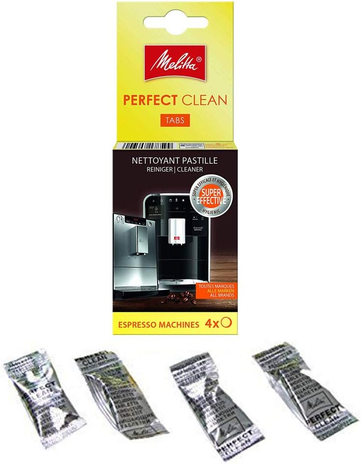 Melitta Perfect Clean Tabs Coffee Machine Cleaning Tablets for Espresso Machines, 1.8g x 4 Tablets - Image 3