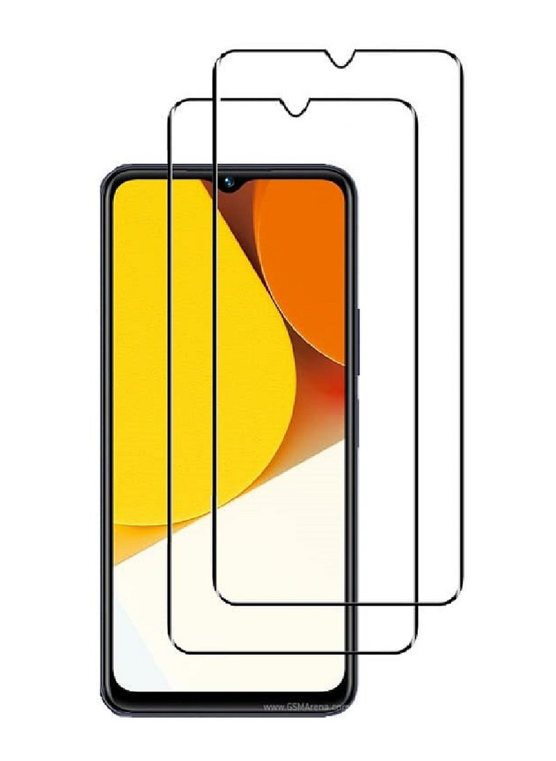 Super 2 Pieces Tempered Glass Screen Protector 5D Designed For vivo Y35 Full Glue Edge to Edge Full Screen Coverage And Bubble Free - Image 1