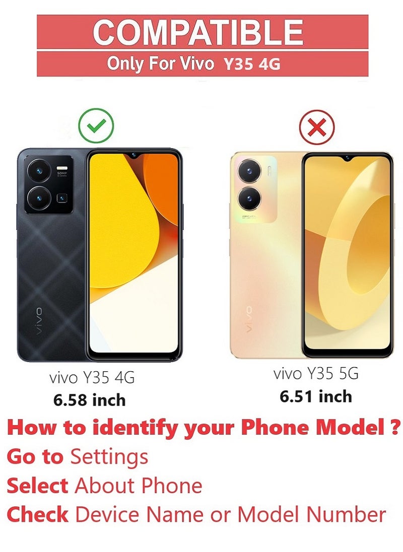 Super 2 Pieces Tempered Glass Screen Protector 5D Designed For vivo Y35 Full Glue Edge to Edge Full Screen Coverage And Bubble Free - Image 3