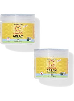 California Baby California Baby Calendula Cream | 100% Plant-Based Moisturizer | Lavender Baby Lotion | Face Moisturizer For Dry Skin | Hypoallergenic | 2 oz (2-Pack)  - Image 1