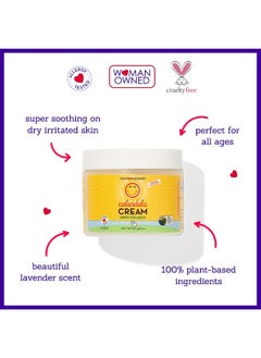 California Baby California Baby Calendula Cream | 100% Plant-Based Moisturizer | Lavender Baby Lotion | Face Moisturizer For Dry Skin | Hypoallergenic | 2 oz (2-Pack)  - Image 3
