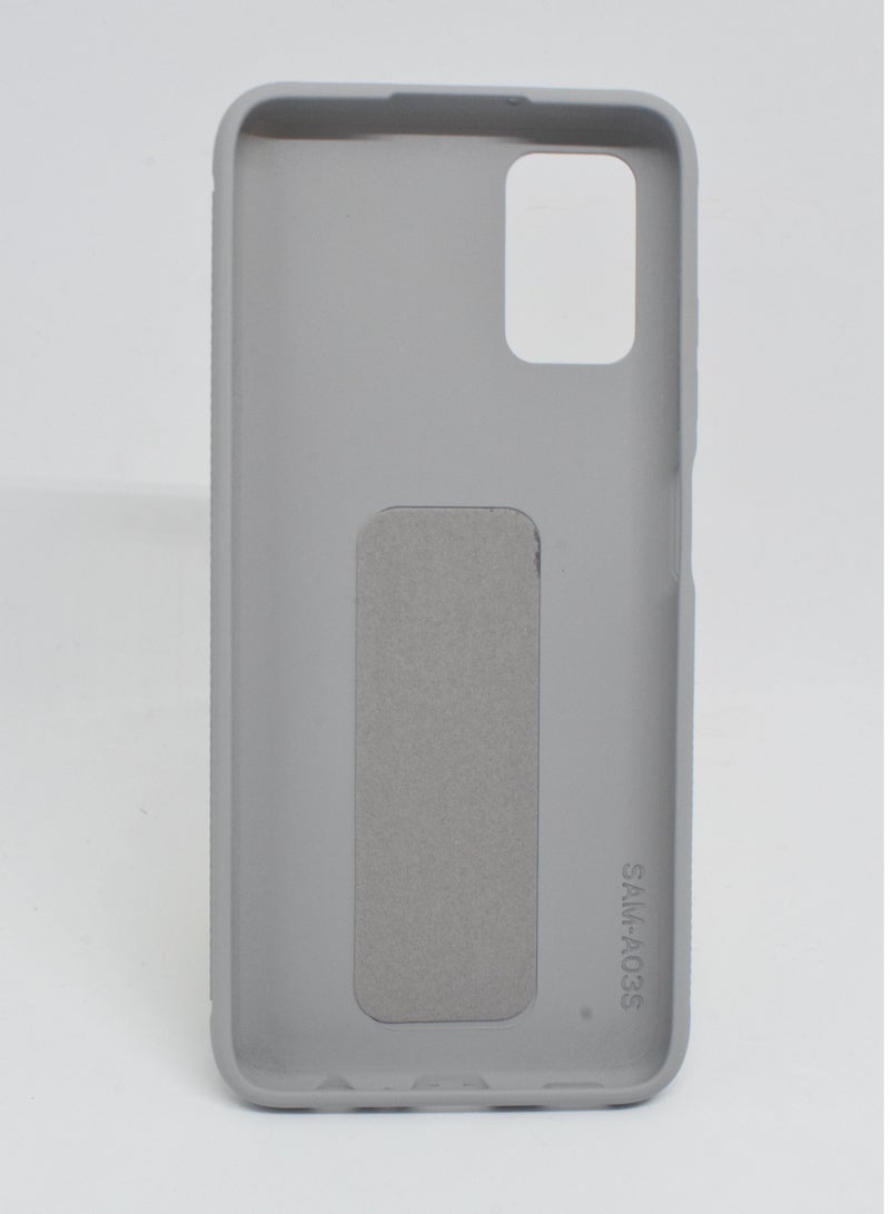 BORTONY Protective Case Cover With Finger Grip Stand For Samsung Galaxy A03S - Image 2