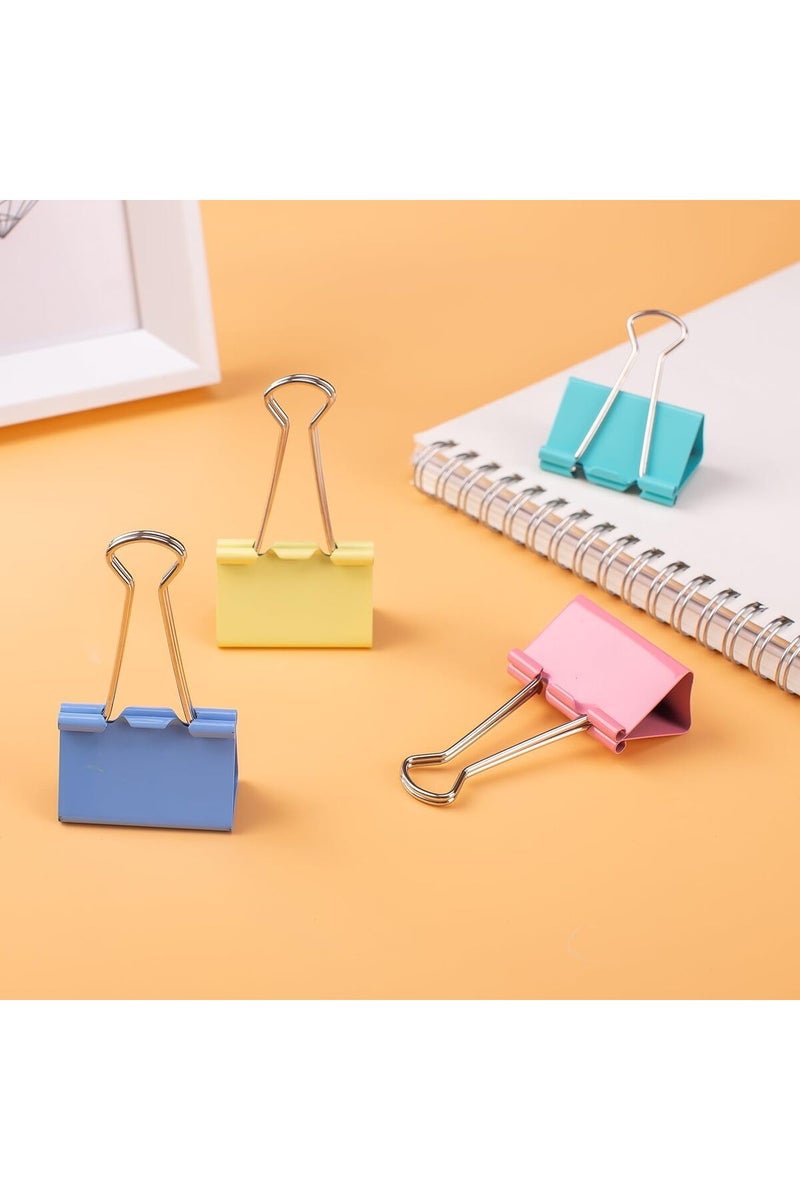 Deli Binder Clips, 41 mm Size, Assorted - Image 5