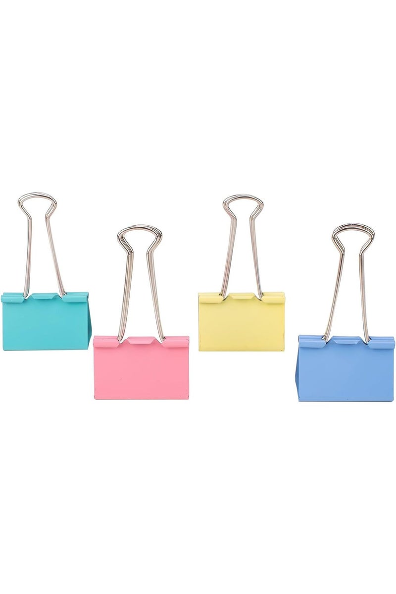 Deli Binder Clips, 41 mm Size, Assorted - Image 3