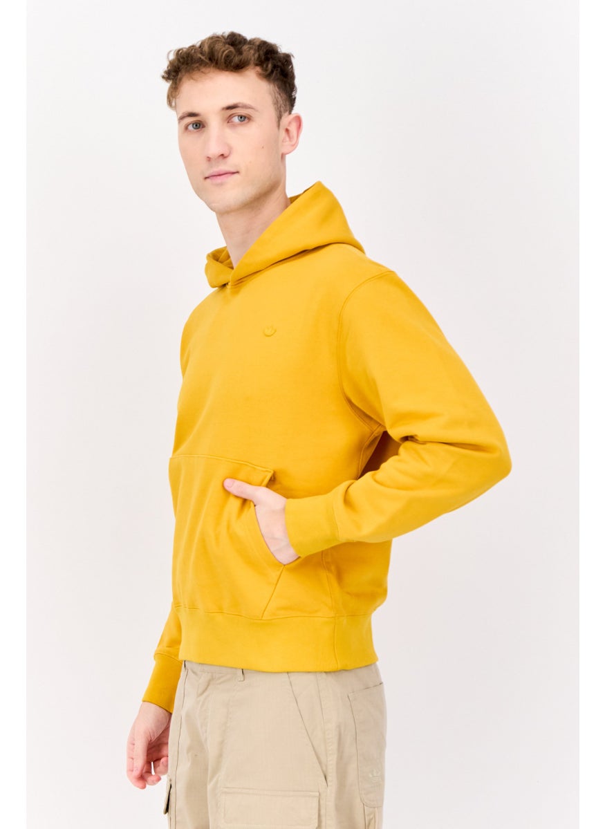 adidas Originals - Men Sportswear Fit Hooded Outdoor Hoodie, Mustard - Image 1